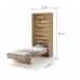 Sienas gulta 90 BED CONCEPT BC-03, ozols artisan